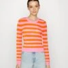 Even&Odd Pullover - Orange, Pink 2 Even&Odd Pullover - Orange, Pink -Even&Odd c48658c3e8b749ffb62b3b376496cdd2