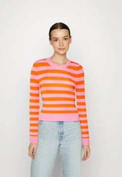 Even&Odd Pullover - Orange, Pink