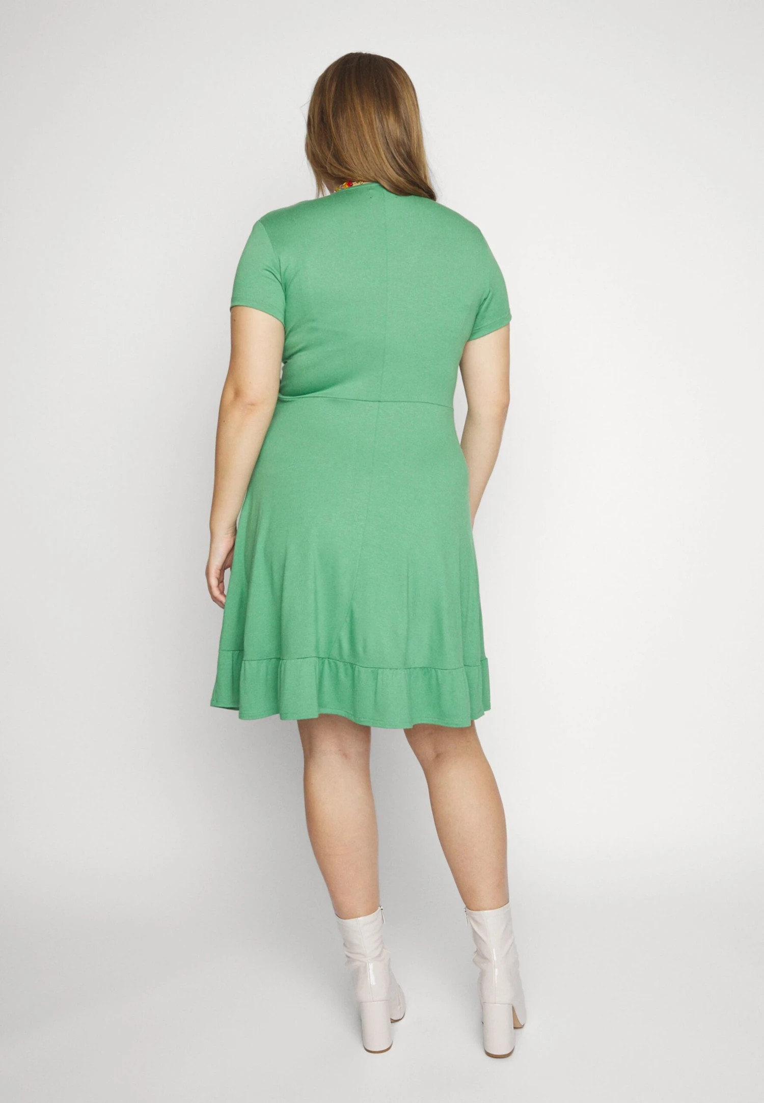 Robe En Jersey - Dark Green 7 Robe En Jersey - Dark Green – Image 5