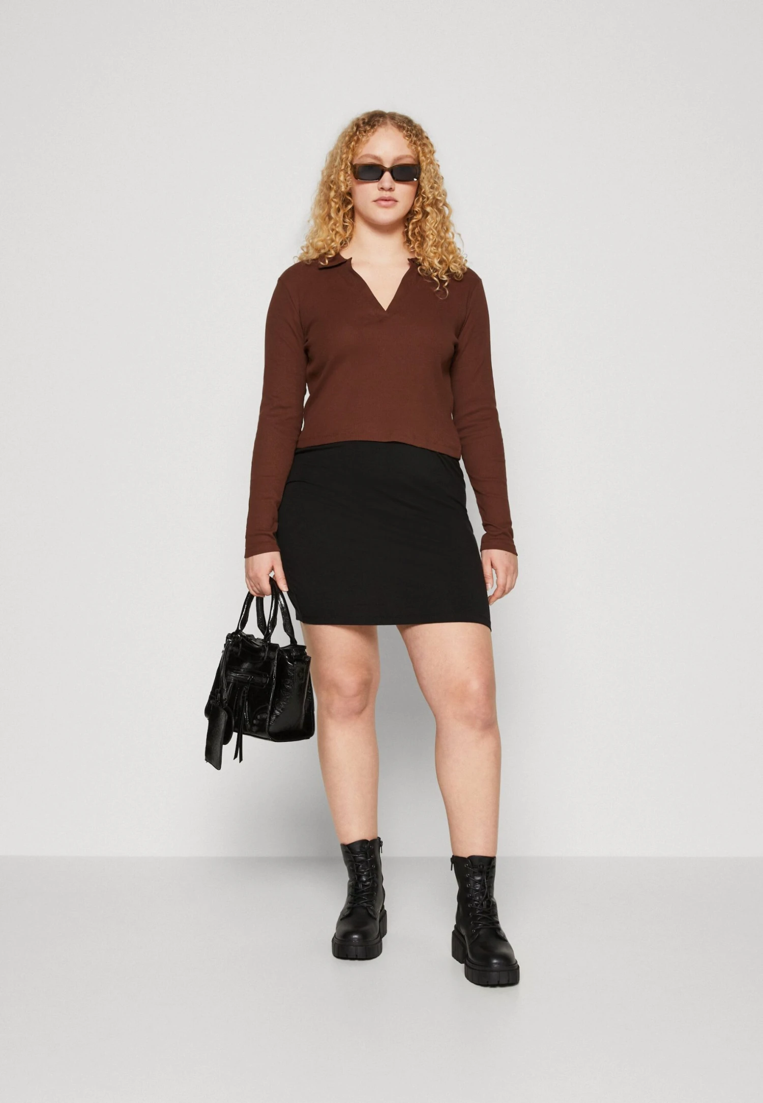 2 Pack - Minijupe - Black/Khaki 3 2 Pack - Minijupe - Black/Khaki