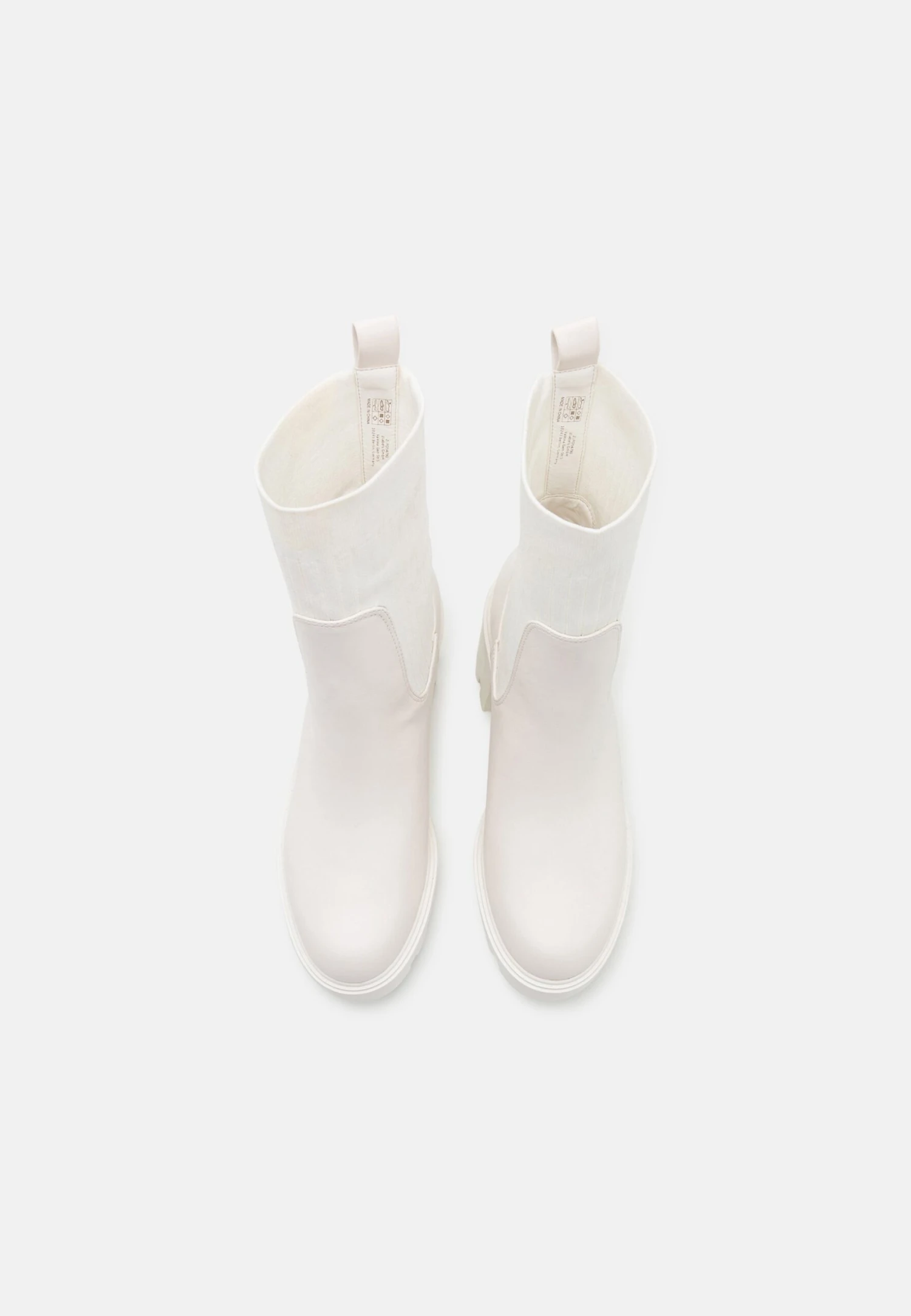 Bottines À Plateau - White 8 Bottines À Plateau - White – Image 6