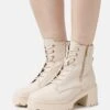 Bottines À Lacets - Beige -Even&Odd cb1d3b08e5b6491ca4bd28214c8508a5