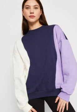 Even&Odd Sweatshirt - Dark Blue/Purple/Off-White 11 Even&Odd Sweatshirt - Dark Blue/Purple/Off-White -Even&Odd cf97ac94cee345ee9da3f0bcd90ace94