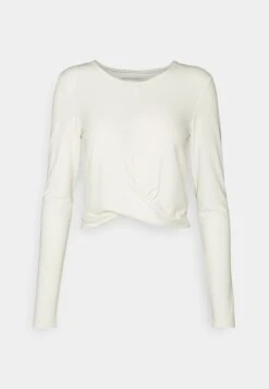 T-Shirt À Manches Longues - Beige -Even&Odd d0c0c80e7deb4db4a57fc2c9b3ea5f02