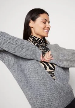 Even&Odd Gilet - Mottled Grey -Even&Odd d2ceb517e2854805bc3de77a5fcc10d5