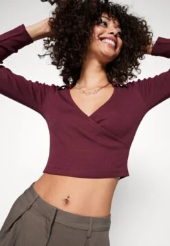 Even&Odd T-Shirt À Manches Longues - Dark Red 11 Even&Odd T-Shirt À Manches Longues - Dark Red -Even&Odd e3bc59fc9db44bd3b66ab6bd1d62e032