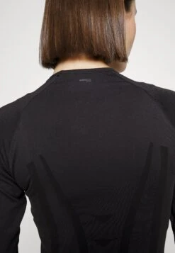 T-Shirt À Manches Longues - Black -Even&Odd e5267d4daa4e449a9795ad2a8acee050