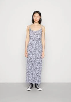 Even&Odd Robe Longue - Lilac/Black