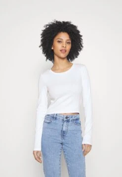 3 Pack - T-Shirt À Manches Longues - Black/White/Mottled Grey -Even&Odd e7be5873b0354681a03e2a03821aff31