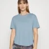 T-Shirt Basique - Blue-Grey -Even&Odd ebb75bc62204460181384410673daa8d