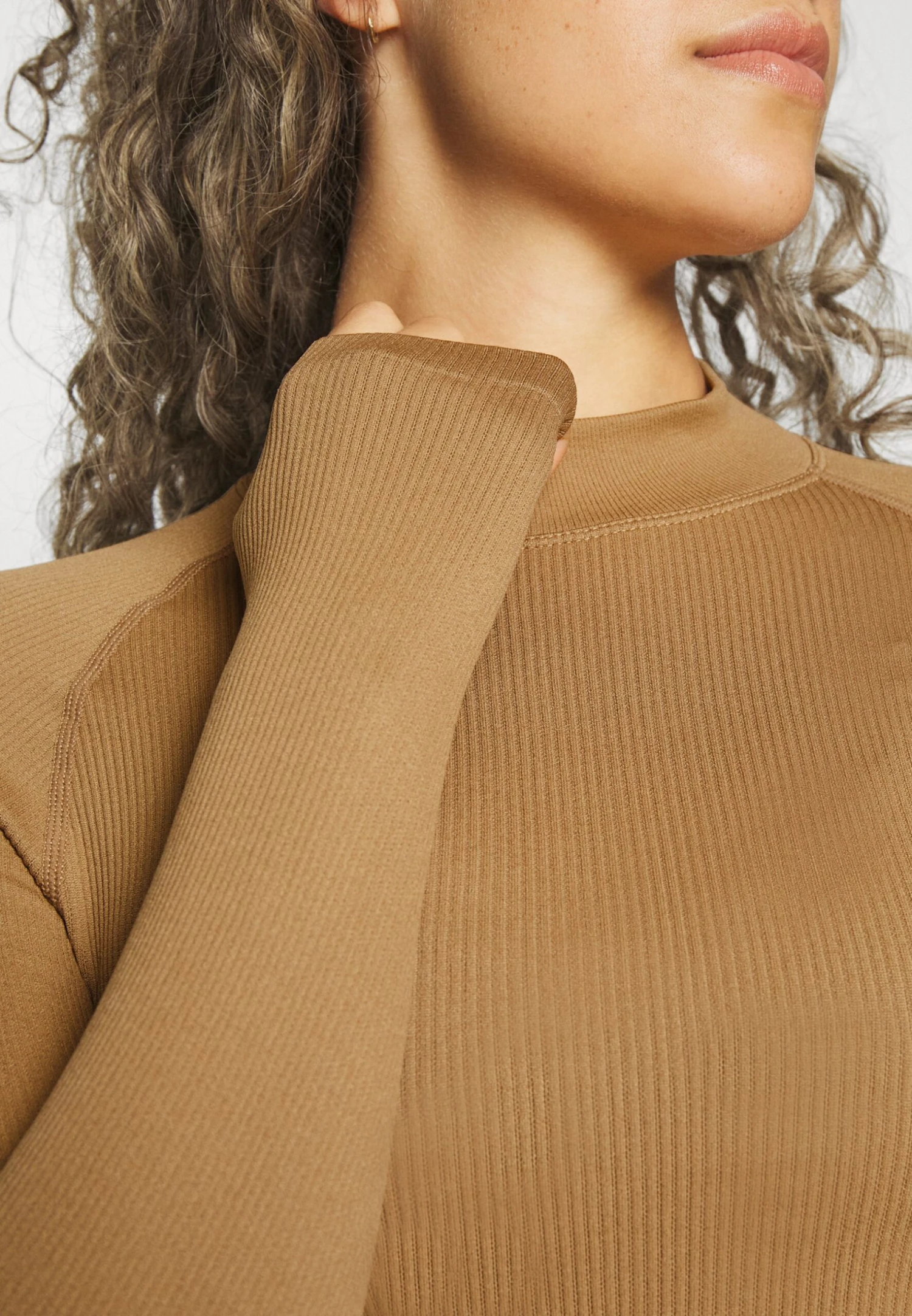 T-Shirt À Manches Longues - Light Brown 7 T-Shirt À Manches Longues - Light Brown – Image 5