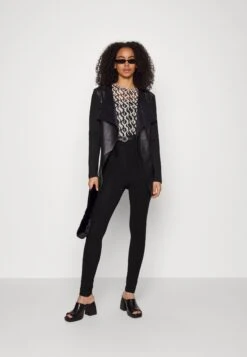 2 Pack - Legging - Black/Mottled Dark Grey