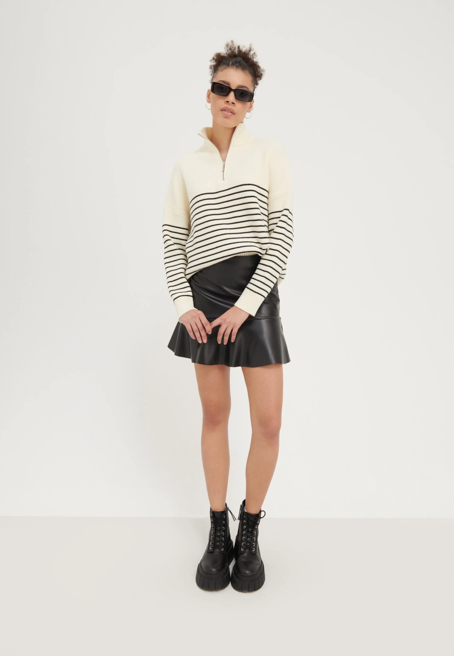 Even&Odd Jupe En Cuir - Black 4 Even&Odd Jupe En Cuir - Black – Image 2